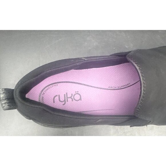 Women’s Ryka Echo Slip On Black Fabric Rubber Casual Comfort Shoe Sz 11 - Picture 10 of 13